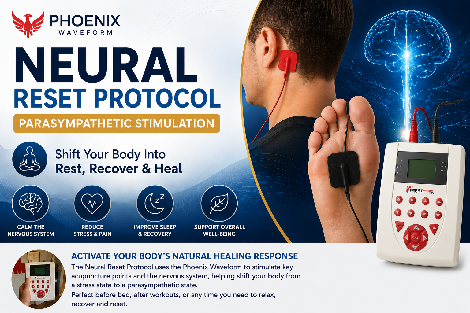 direct current neurotherapy, Phoenix waveform, neubie, ARPwave, DX 500